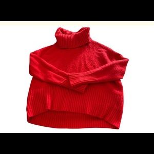 Rachel Zoe red sweater